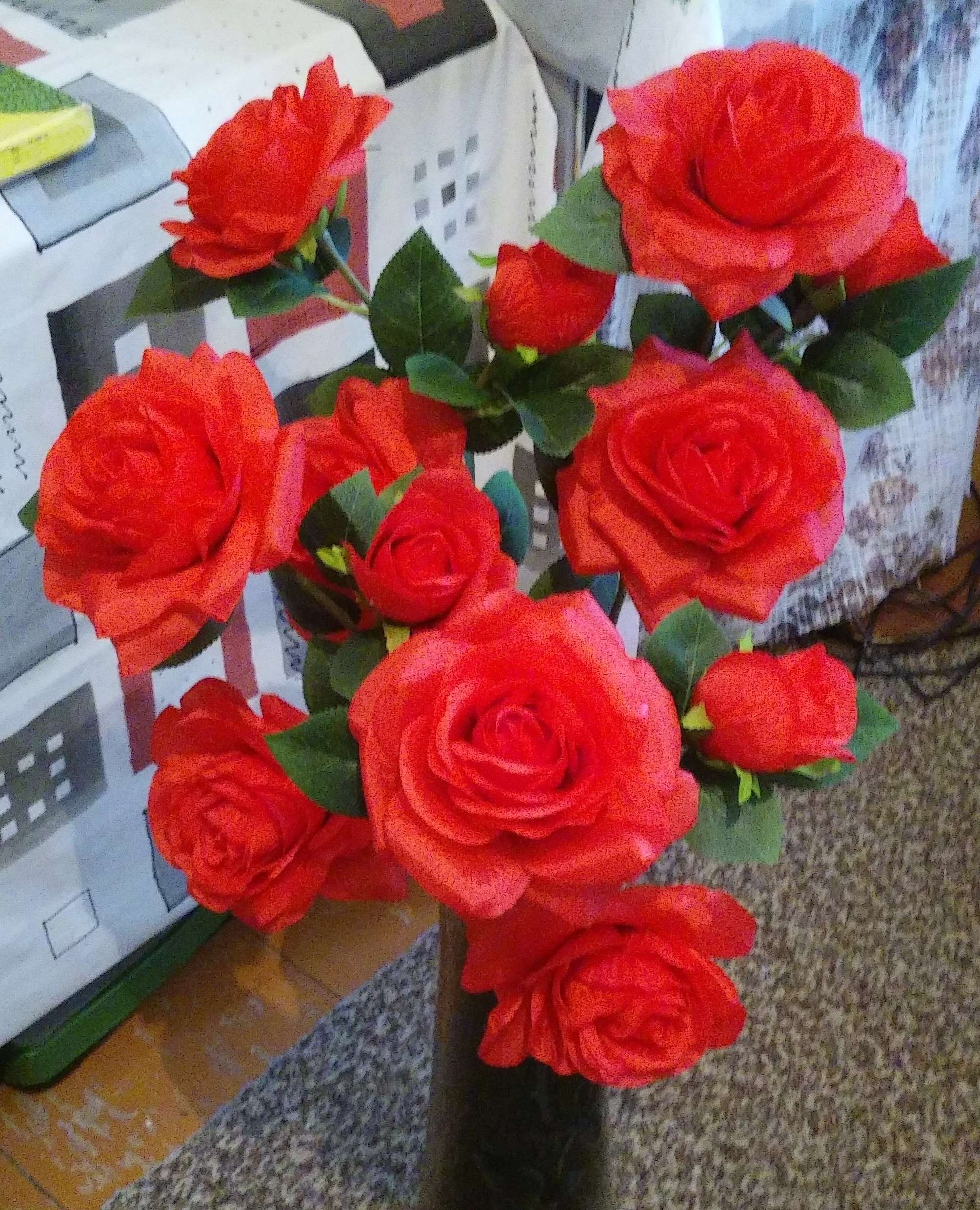 Фотография покупателя товара Цветы искусственные "Роза Амальгама три бутона" 10*64 см, сиреневый - Фото 3