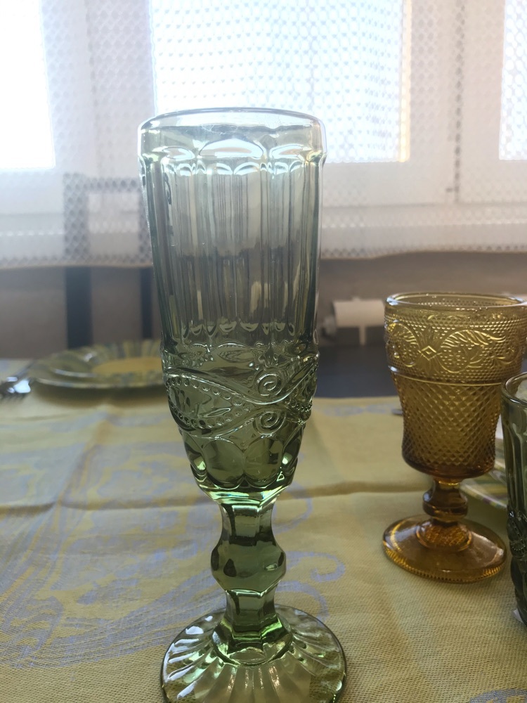 Фотография покупателя товара Бокал из стекла для шампанского «Ла-Манш», 160 мл, 7×20 см, цвет зелёный - Фото 13