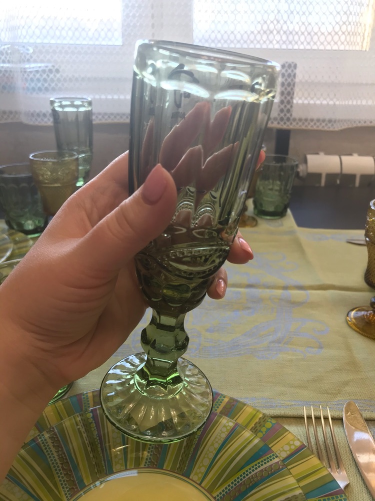 Фотография покупателя товара Бокал из стекла для шампанского «Ла-Манш», 160 мл, 7×20 см, цвет зелёный - Фото 16