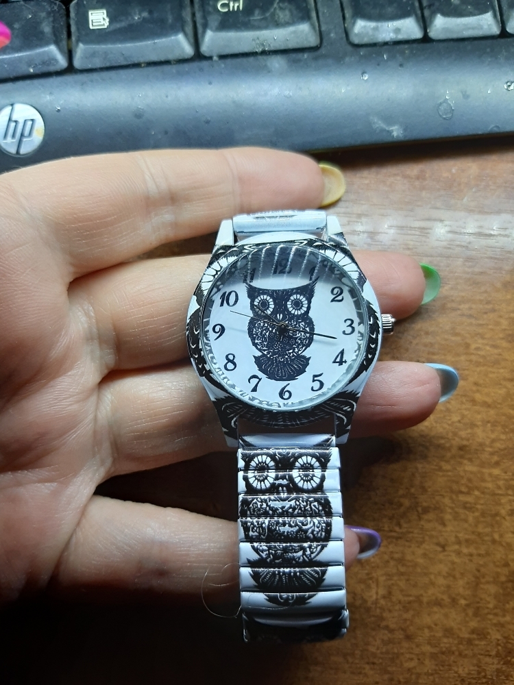 Фотография покупателя товара Женский подарочный набор "Совушки" 2 в 1: наручные кварцевые часы, браслет - Фото 2