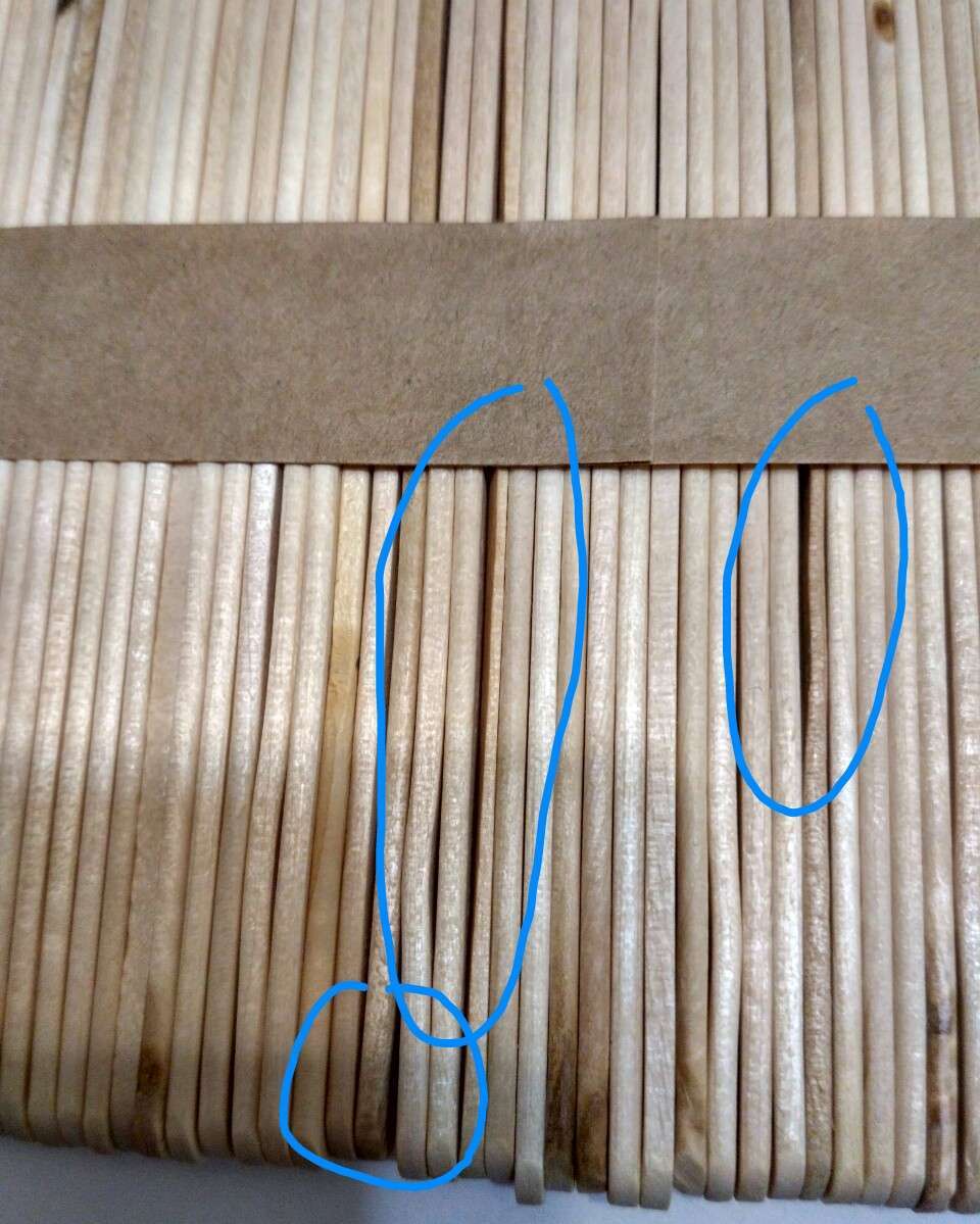 Фотография покупателя товара Набор деревянных палочек для мороженого, 11,5×1,1 см, 48-50 шт - Фото 24