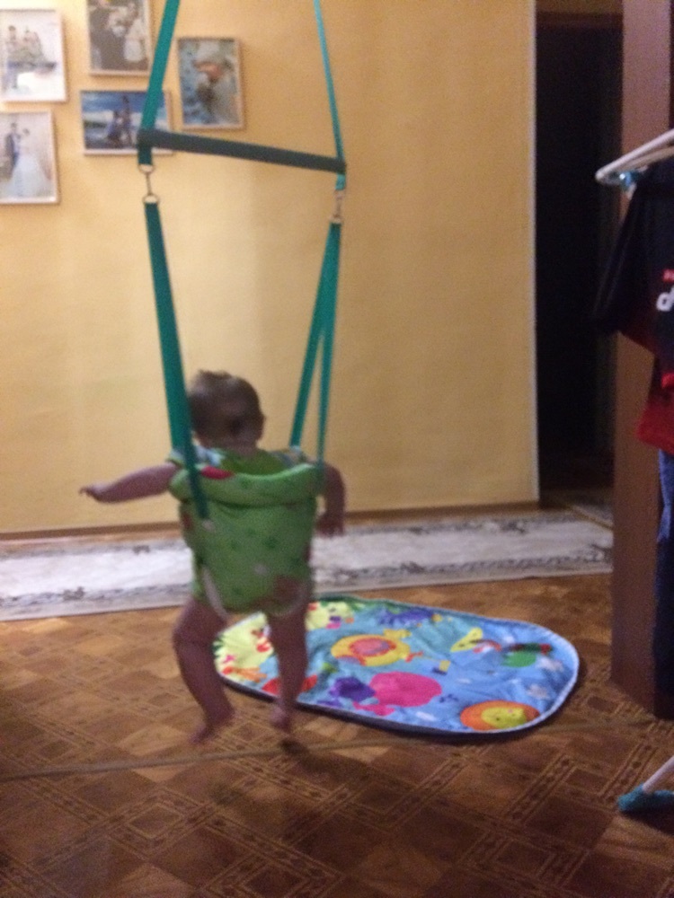 Фотография покупателя товара Детский тренажёр 3 в 1 «Прыгунки № 4», цвета МИКС - Фото 1