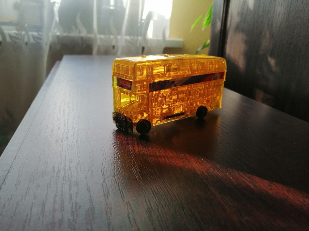 Фотография покупателя товара 3D пазл «Лондонский автобус», кристаллический, 54 детали, цвета МИКС - Фото 2