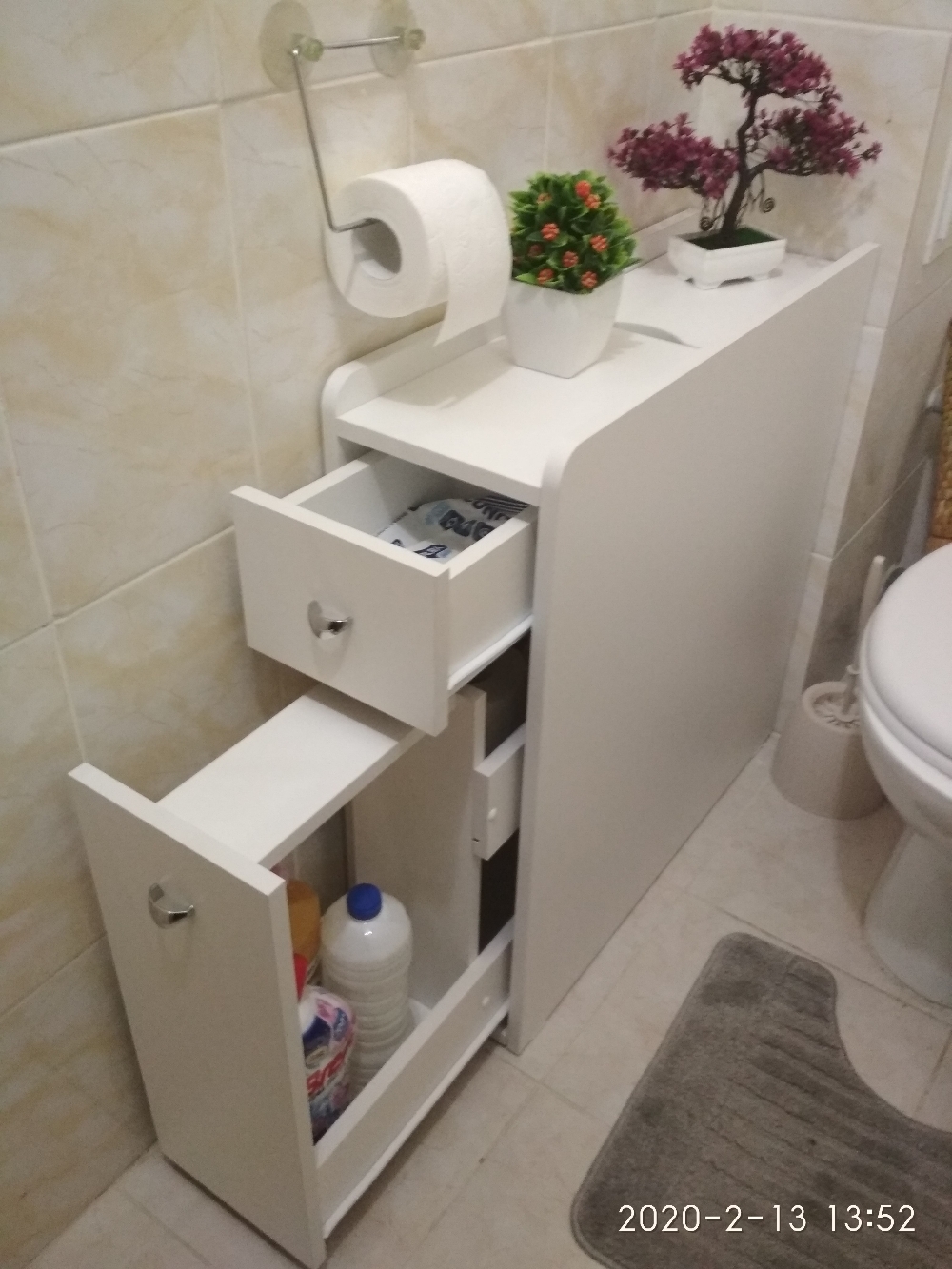 Фотография покупателя товара Тумба напольная для ванной комнаты "Вега 2302", 23 х 66 х 70 см - Фото 12