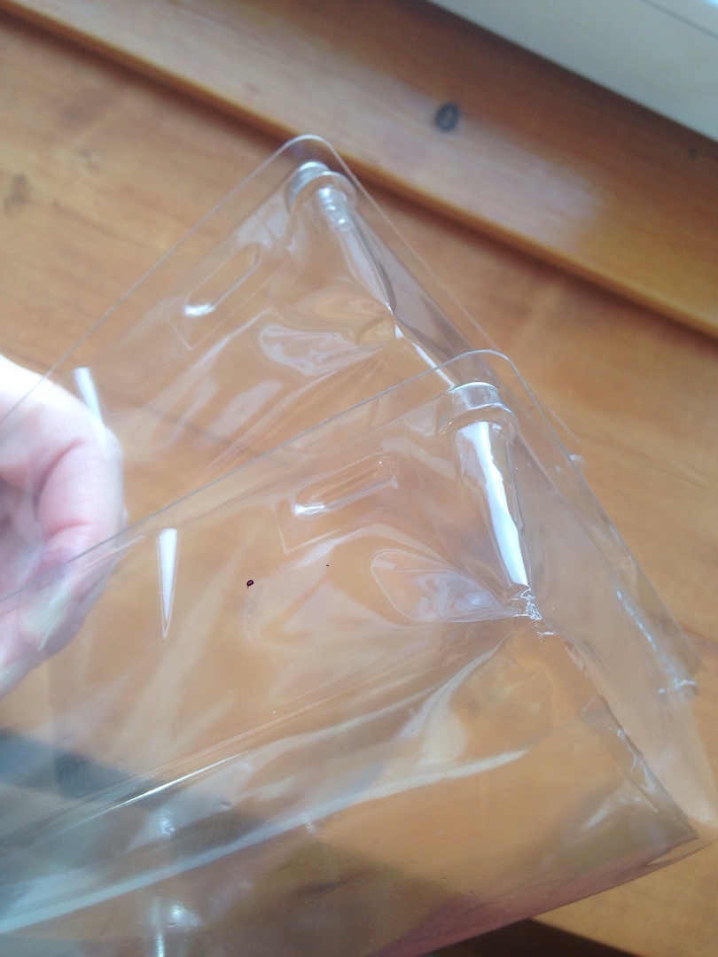 Фотография покупателя товара Упаковка для продуктов с прозрачным куполом, 18.5 х 14 х 5.5 см, 1л