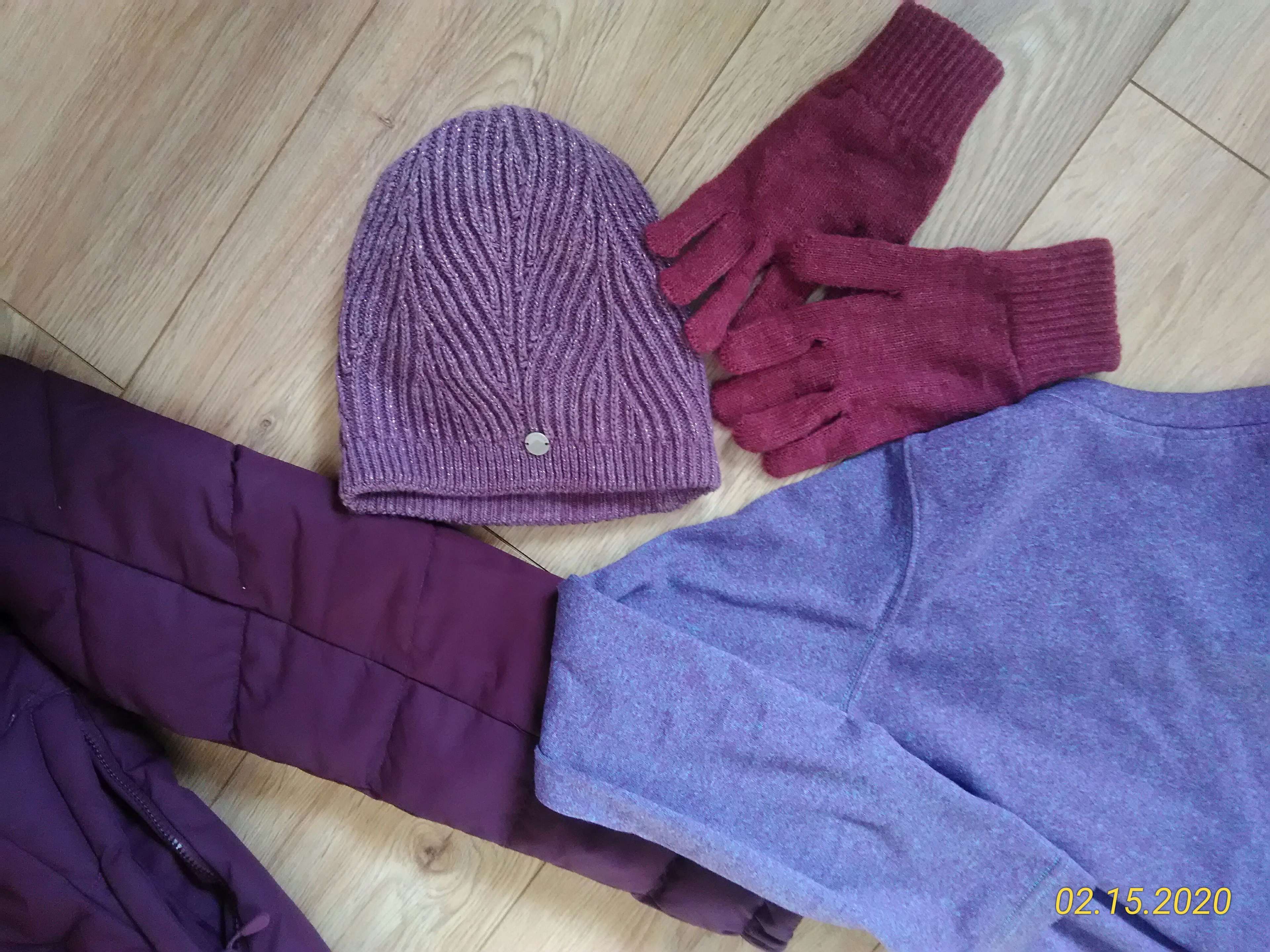Фотография покупателя товара Перчатки женские, цвет фиолетовый, размер 18 - Фото 1