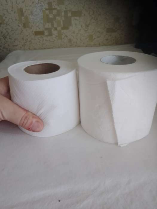 Фотография покупателя товара Туалетная бумага "Лилия", 2 слоя, 12 рулонов - Фото 2