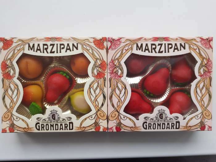 Фотография покупателя товара Конфеты Grondard с корпусом из марципана «Миндальное лакомство» фрукты, 100 г - Фото 3