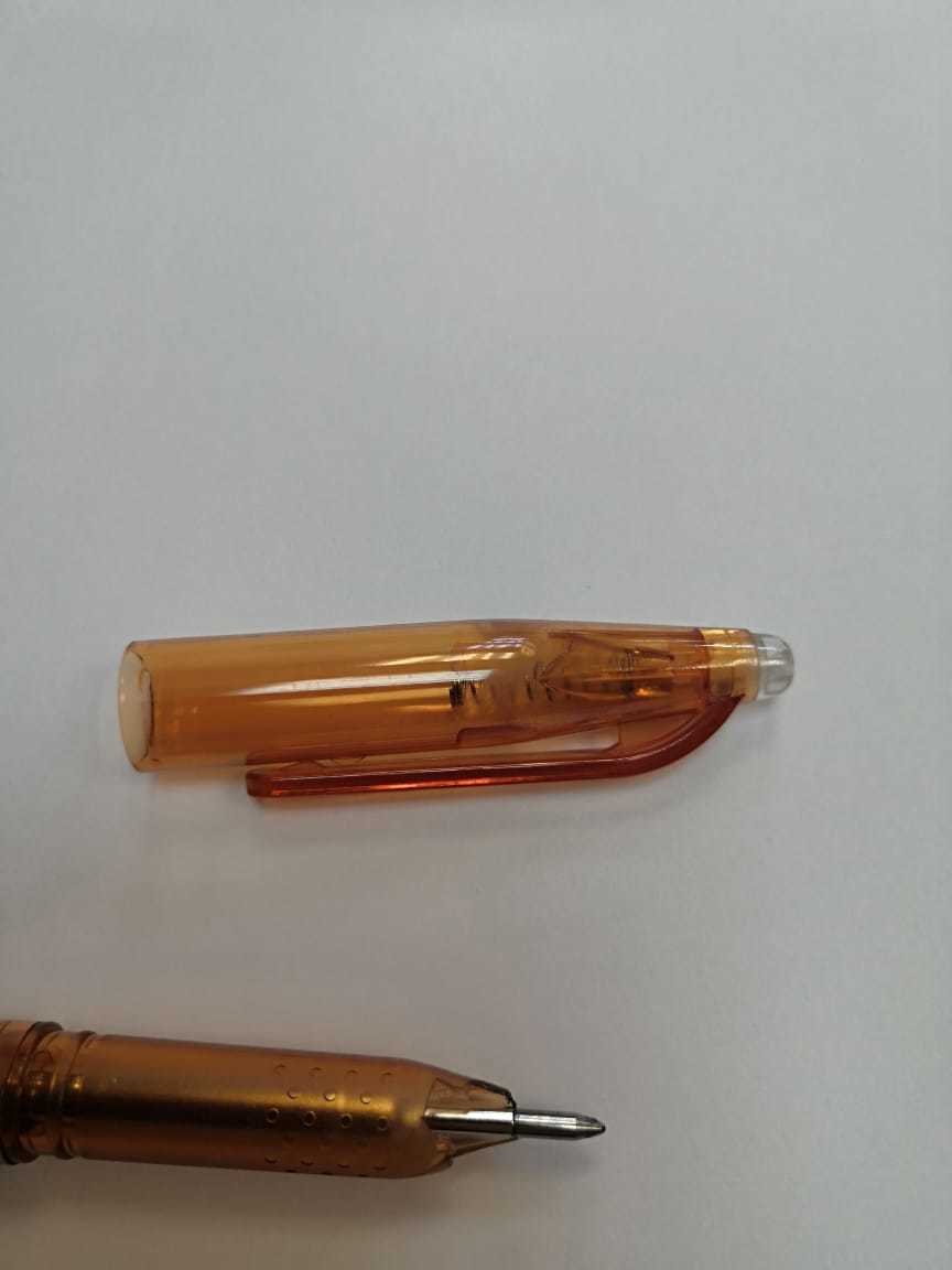 Фотография покупателя товара Ручка шариковая со стираемыми чернилами, линия 0,5 мм, стержень синий, корпус МИКС (штрихкод на штуке) - Фото 1