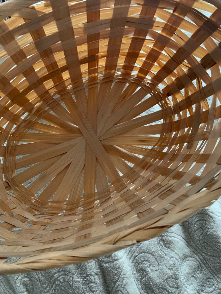Фотография покупателя товара Корзина плетёная, бамбук, натуральный цвет - Фото 28