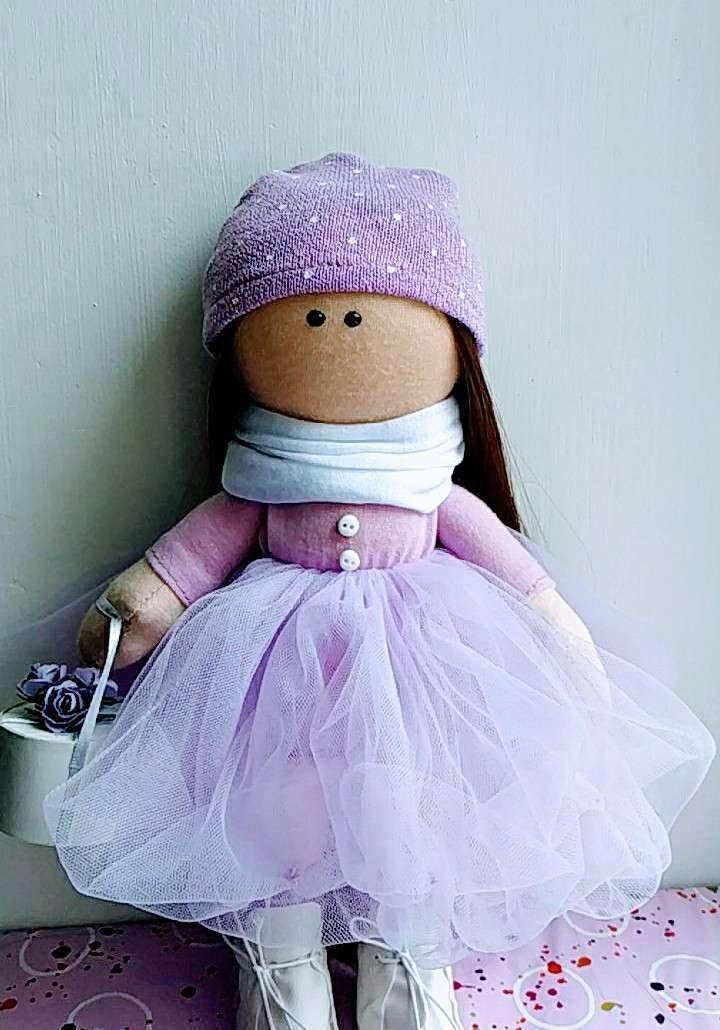 Фотография покупателя товара Набор для шитья. Интерьерная кукла «Нэтти», 30 см - Фото 7