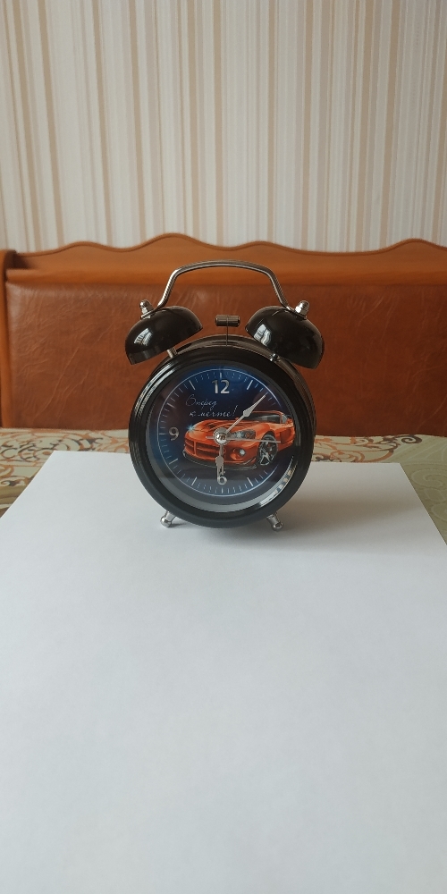Фотография покупателя товара Часы будильник "Вперед к мечте", d=8 см - Фото 1