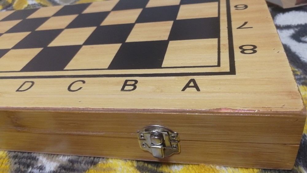 Фотография покупателя товара Настольная игра 3 в 1 "Король": нарды, шахматы, шашки, 39 х 39 см - Фото 1