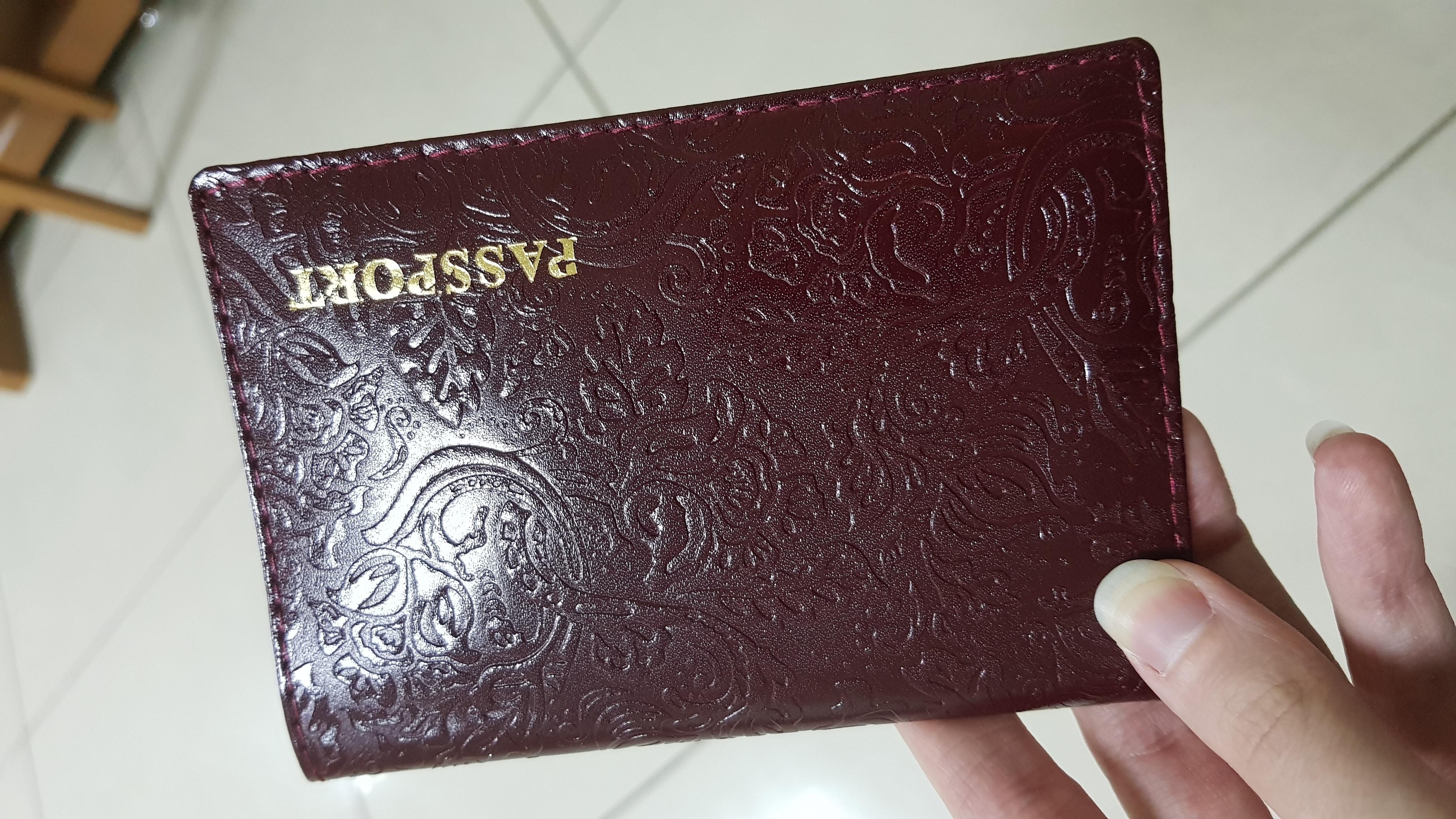 Фотография покупателя товара Обложка для паспорта, цвет чёрный - Фото 7