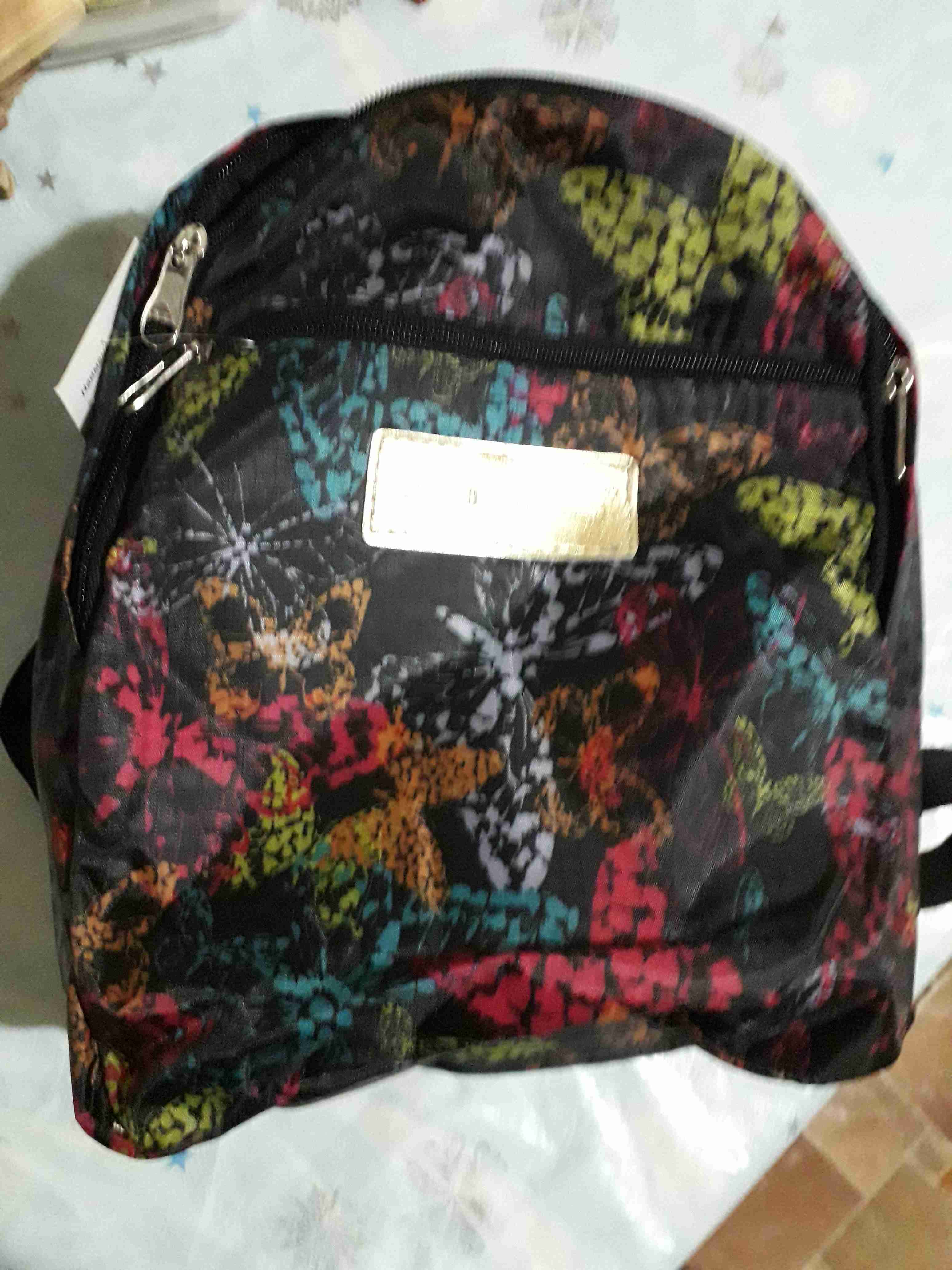 Фотография покупателя товара Рюкзак молодёжный, отдел на молнии, наружный карман, цвет разноцветный
