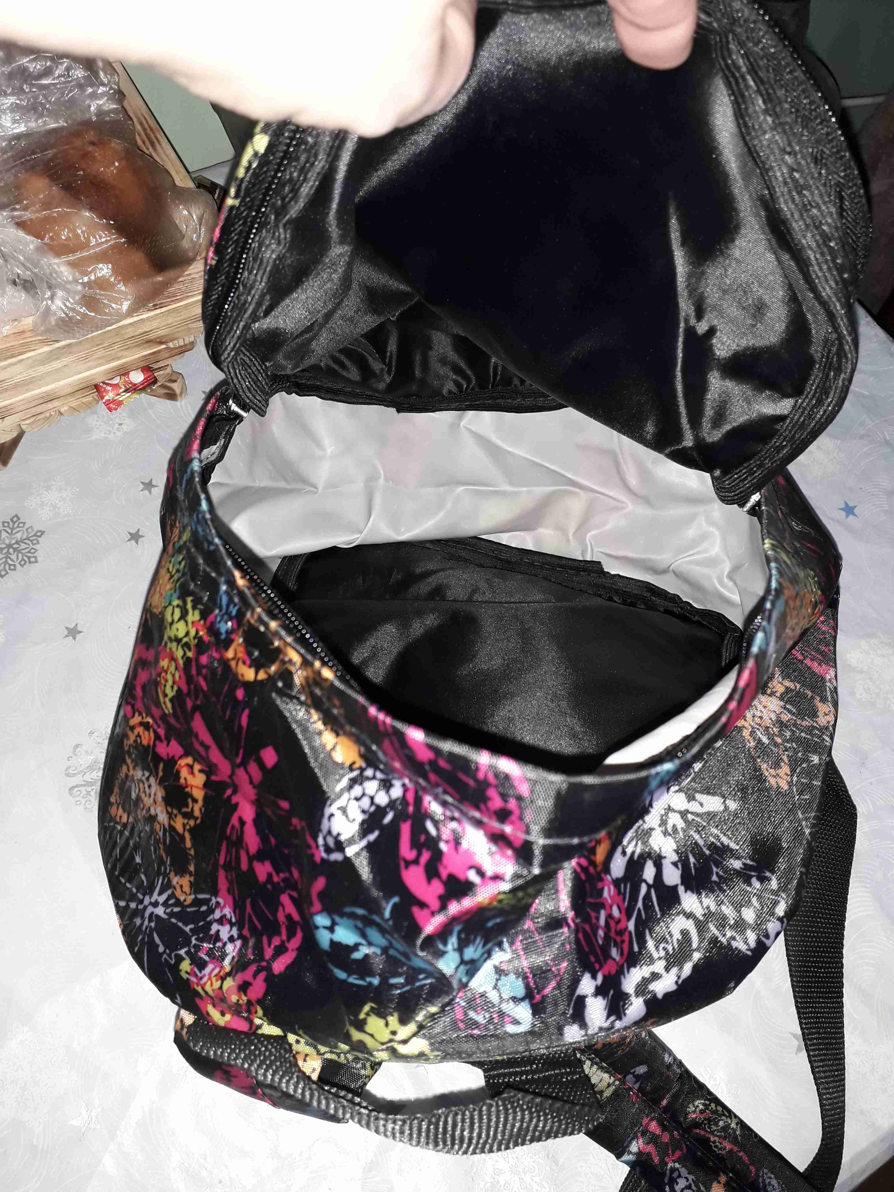 Фотография покупателя товара Рюкзак молодёжный, отдел на молнии, наружный карман, цвет разноцветный