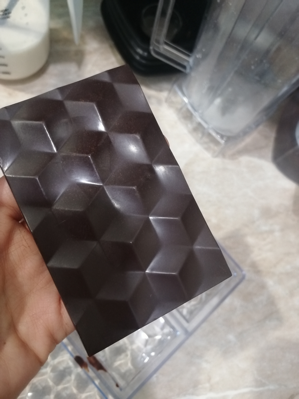 Фотография покупателя товара Форма для шоколада KONFINETTA «Плитка шоколада», 33×16,5×2,5 см, 3 ячейки (7,5×11,3 см) - Фото 6