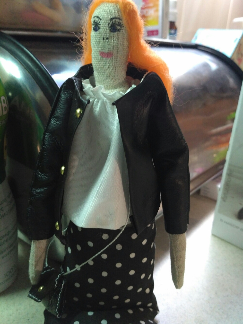 Фотография покупателя товара Интерьерная кукла «Коко», набор для шитья, 18 × 22 × 3,6 см - Фото 9