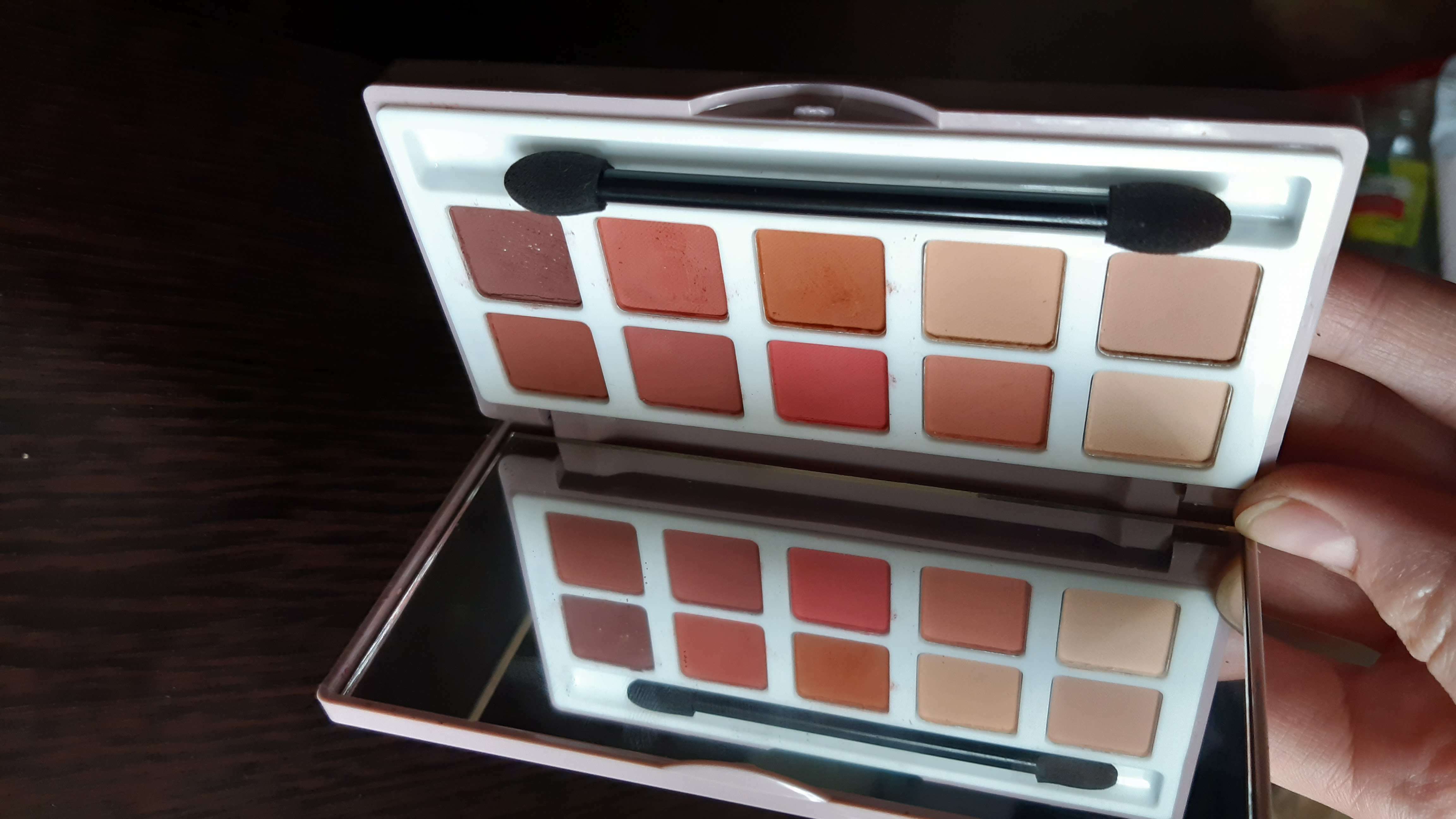 Фотография покупателя товара Палетка теней для век, 10 цветов - Фото 1