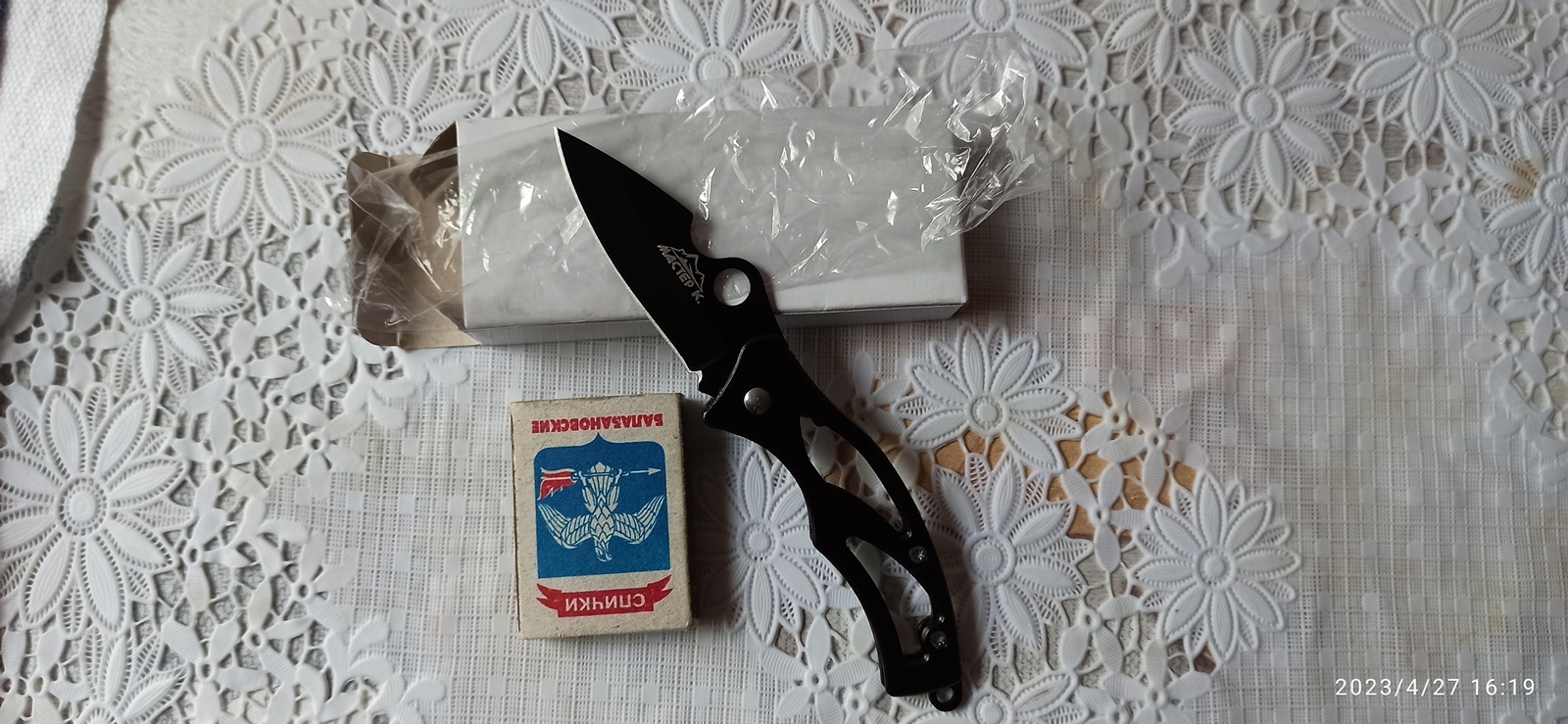 Фотография покупателя товара Нож перочинный складной "Черный ворон", лезвие 6 см