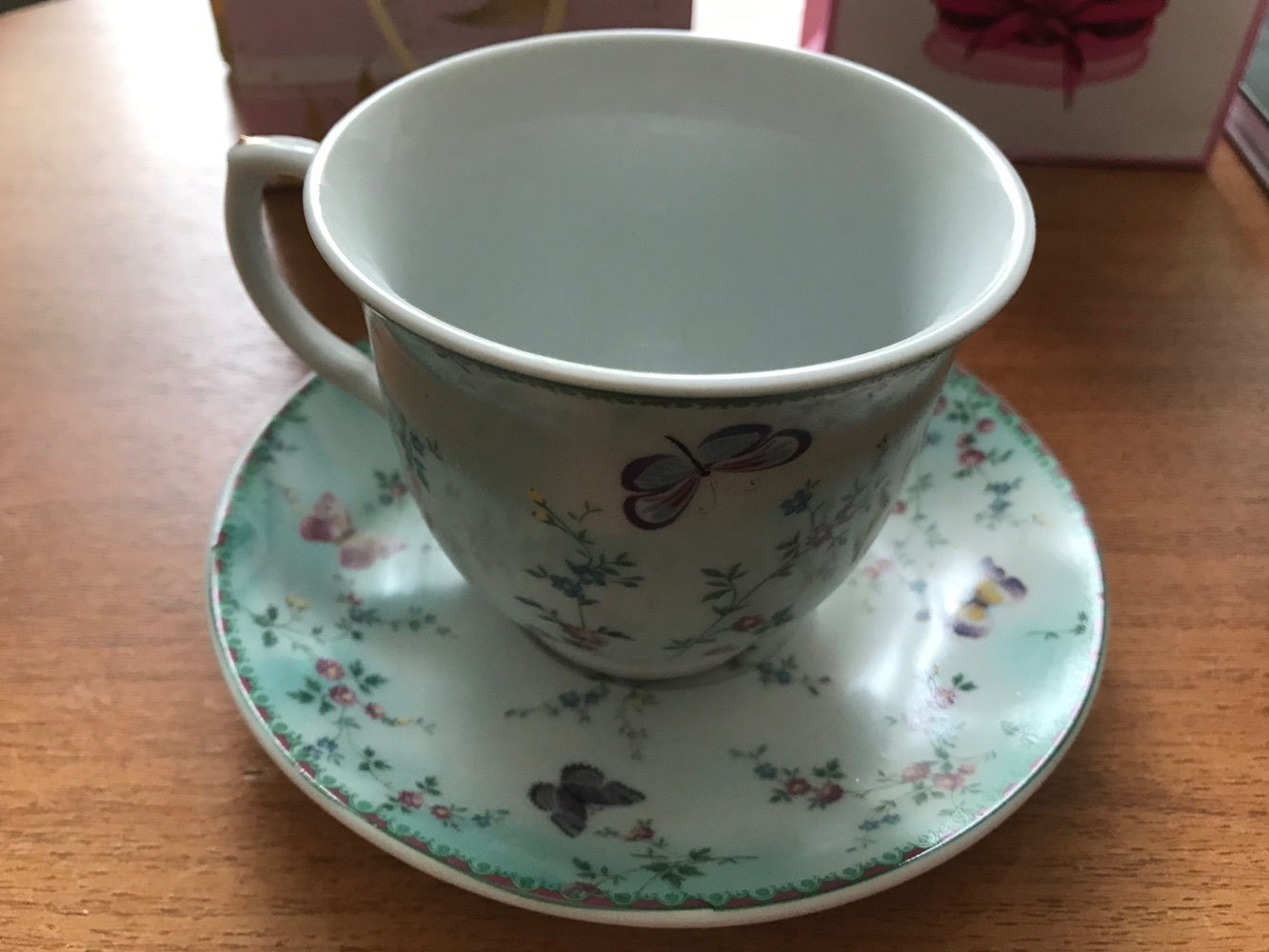Фотография покупателя товара Чайная пара керамическая Доляна «Пелагея», 2 предмета: чашка 220 мл, блюдце d=14 см - Фото 1