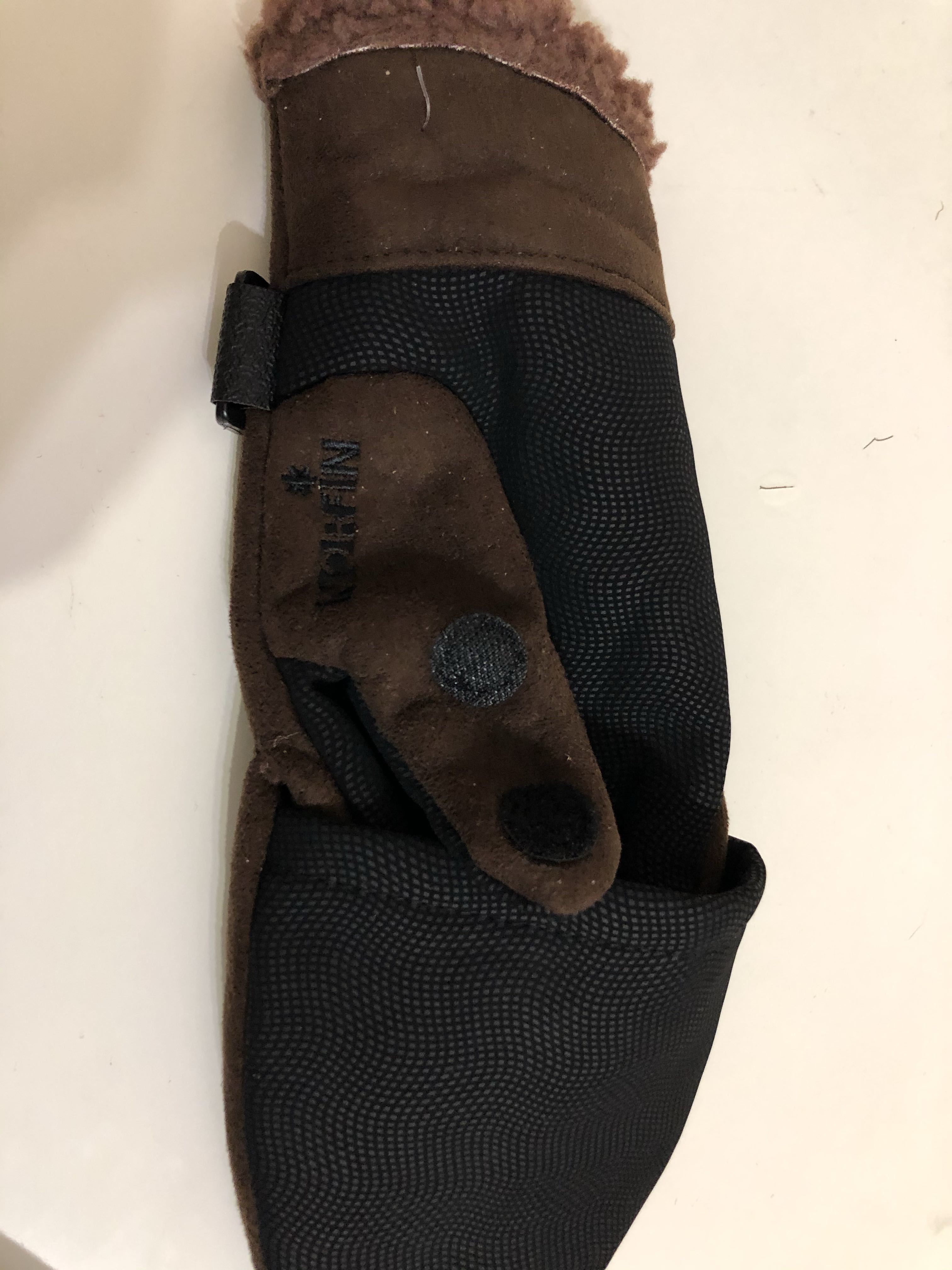 Фотография покупателя товара Перчатки-варежки ветрозащитные NORFIN, отстёгивающиеся, размер L - Фото 2