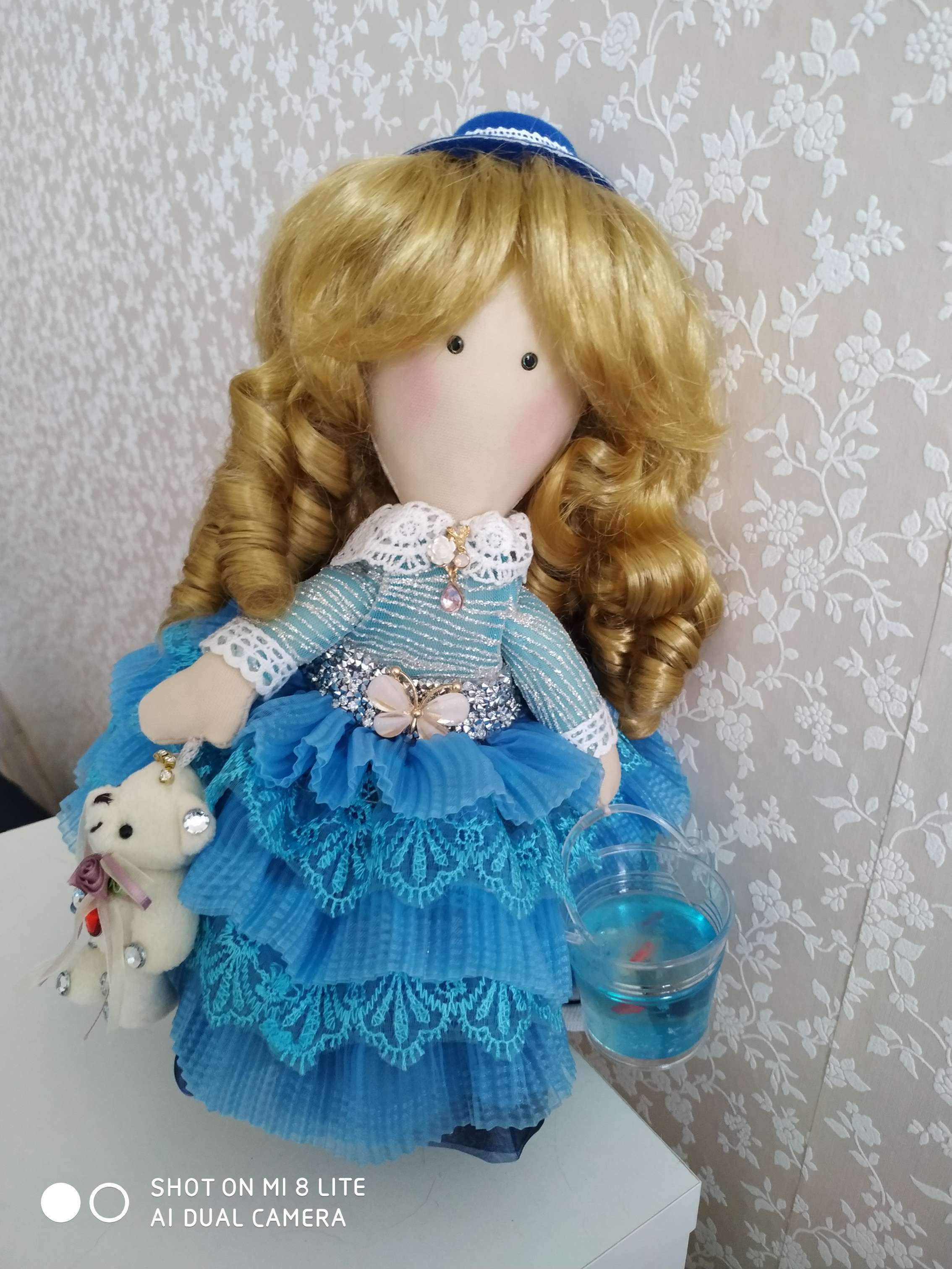Фотография покупателя товара Интерьерная кукла «Плюм», набор для шитья, УЦЕНКА 18 × 22 × 3.6 см - Фото 1