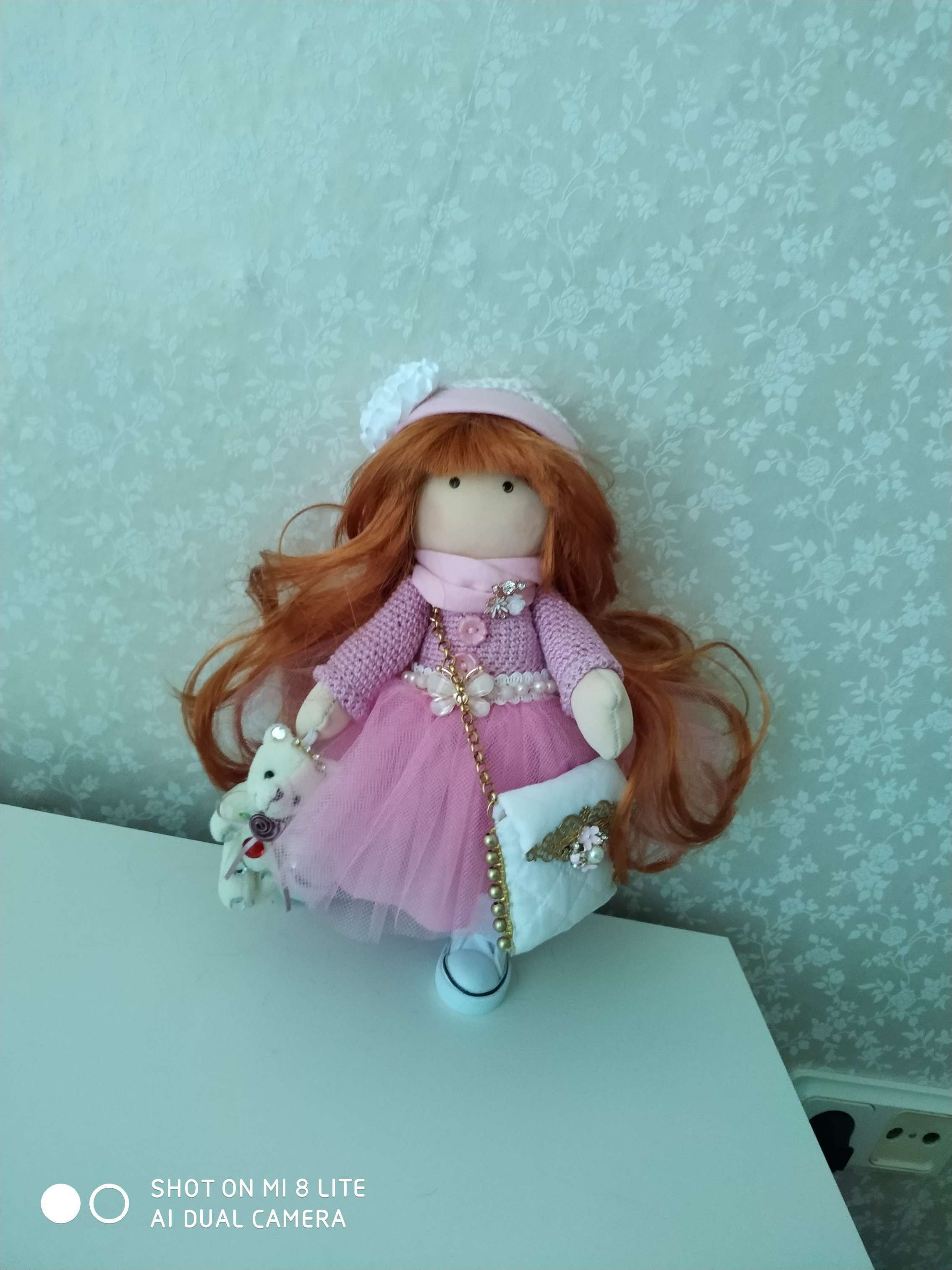 Фотография покупателя товара Набор для шитья. Интерьерная кукла «Энни», 30 см - Фото 9