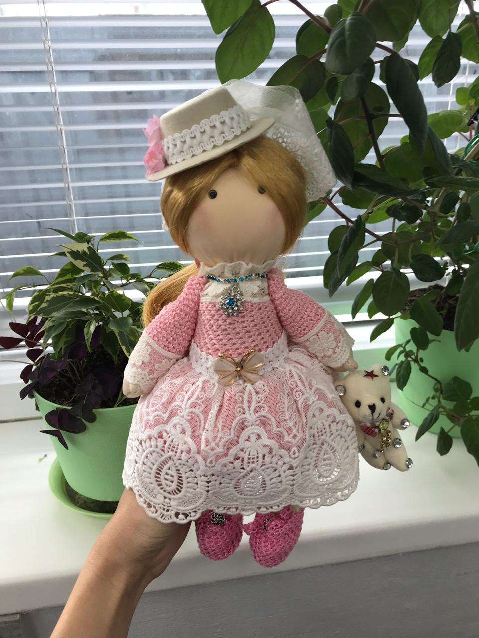 Фотография покупателя товара Набор для шитья. Интерьерная кукла «Энни», 30 см - Фото 8