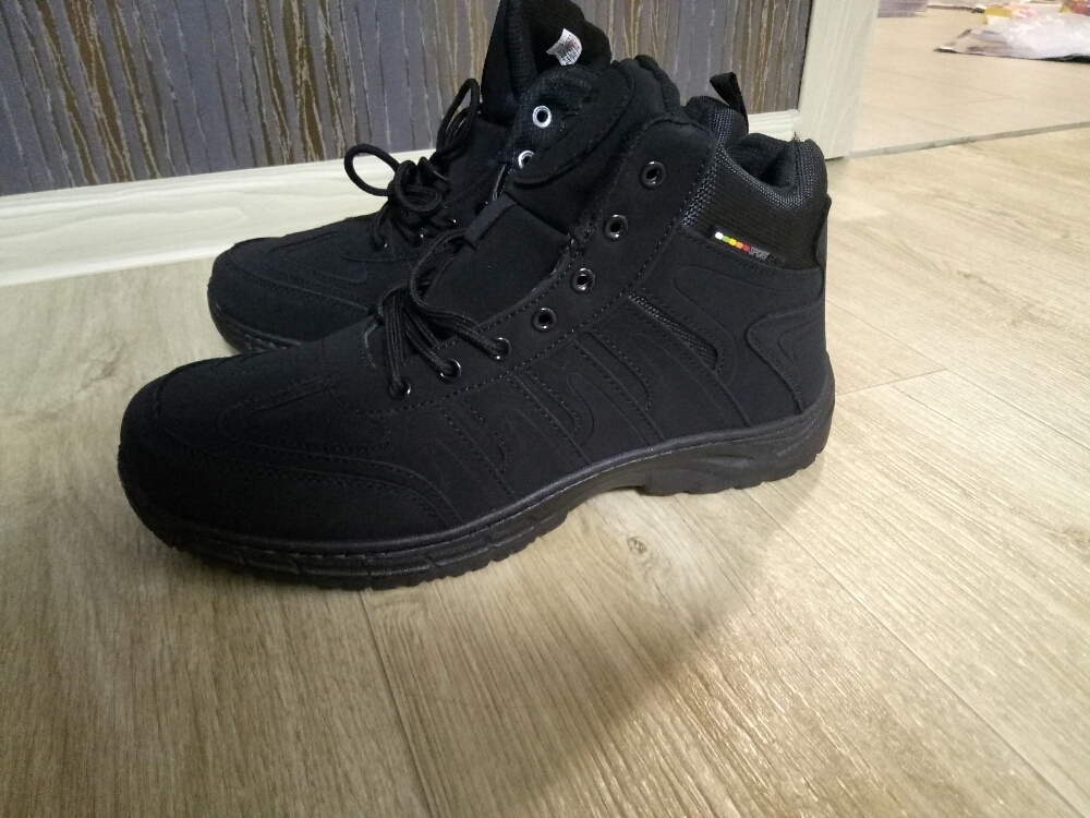 Фотография покупателя товара Ботинки мужские Ex-Tim, цвет чёрный, размер 42 - Фото 2