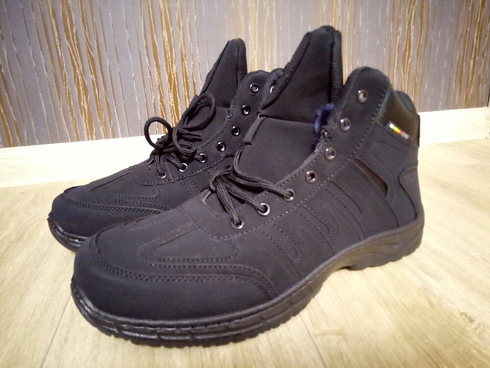 Фотография покупателя товара Ботинки мужские Ex-Tim, цвет чёрный, размер 42 - Фото 4