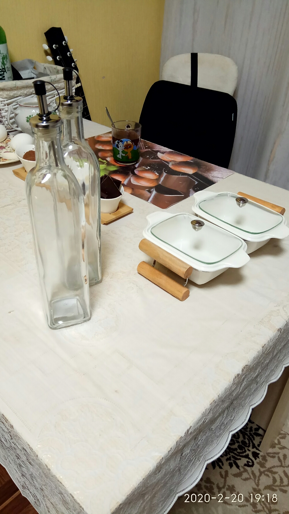 Фотография покупателя товара Набор блюд с крышками 300 мл "Эстет" на подставке, 2 шт - Фото 2