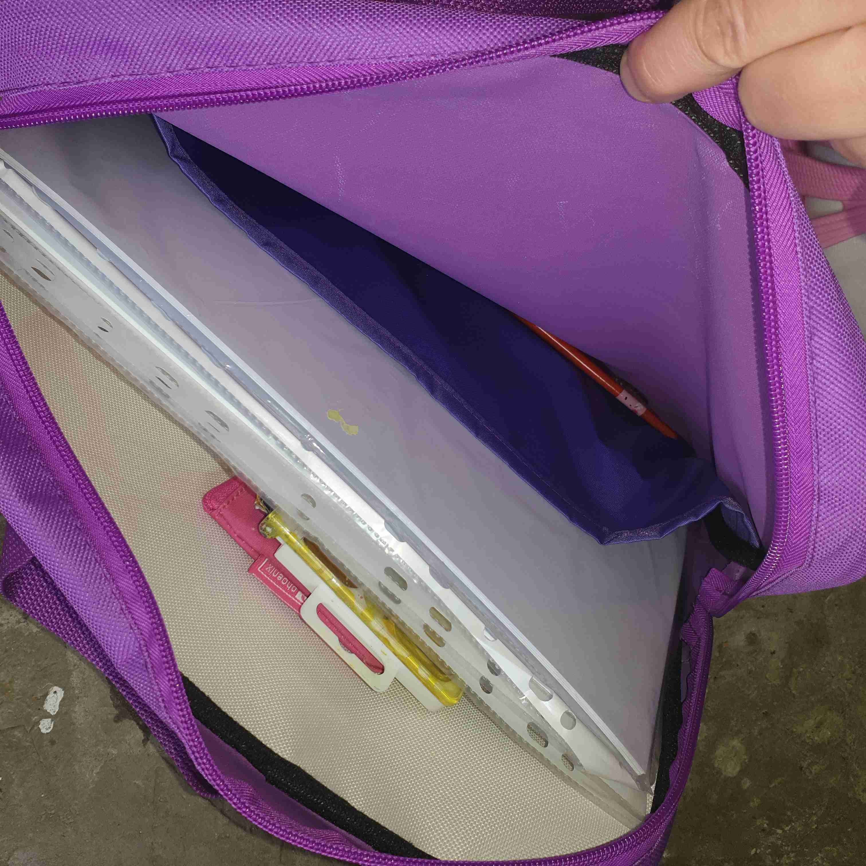 Фотография покупателя товара Папка с ручками текстильная, А4, 330 х 260 х 70 мм, Calligrata, «Маленькая мисс» - Фото 4