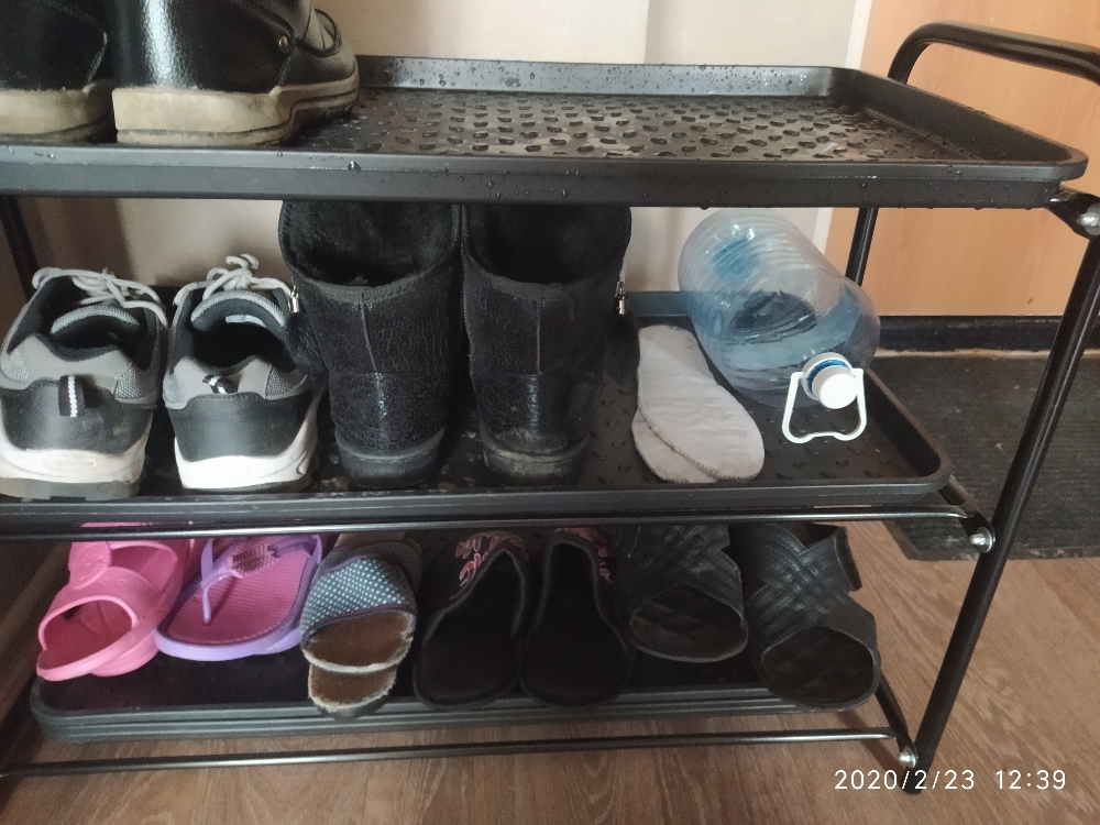 Фотография покупателя товара Лоток для обуви, 70×37 см, цвет чёрный - Фото 26