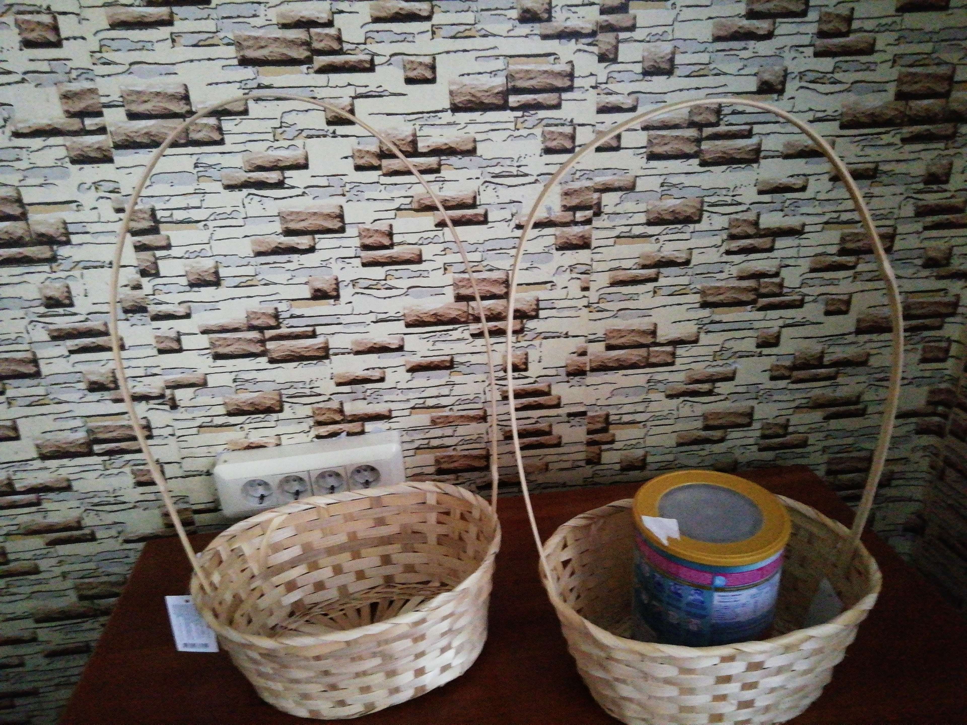 Фотография покупателя товара Корзина плетёная, бамбук, натуральный цвет - Фото 26