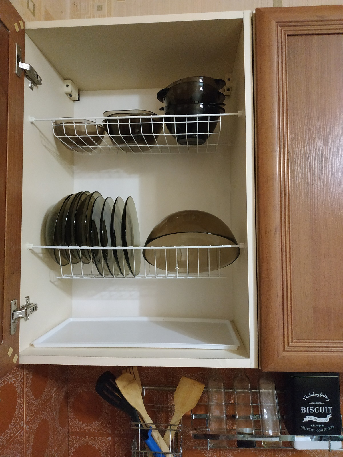 Фотография покупателя товара Комплект посудосушителей с поддоном для шкафа 50 см, 46,5×23 см, цвет белый