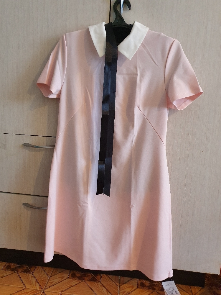 Фотография покупателя товара Платье женское, размер 48, рост 164 см, цвет светло-розовый (арт. 4659а) - Фото 2