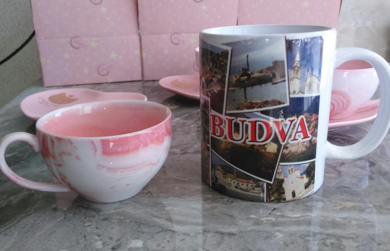 Фотография покупателя товара Подарочный набор керамический «Счастье есть»: кружка 120 мл, блюдце, цвет розовый - Фото 24