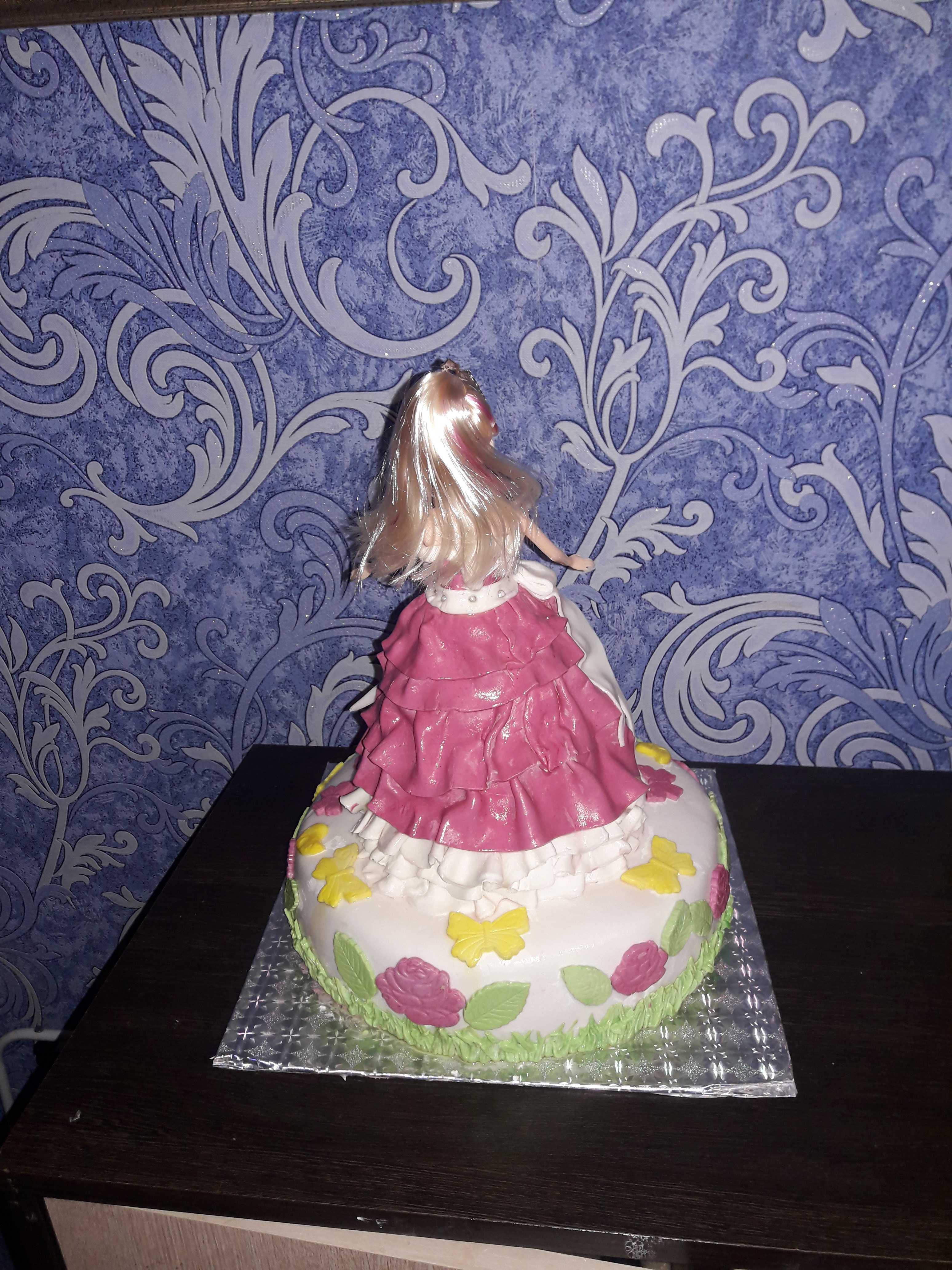 Фотография покупателя товара Кукла для торта «Глория», 18,5×6×3,5 см, длина держателя куклы 6,5 см