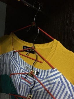 Фотография покупателя товара Плечики-вешалки для одежды Доляна, размер 40-44, антискользящее покрытие, цвет бронзовый - Фото 17