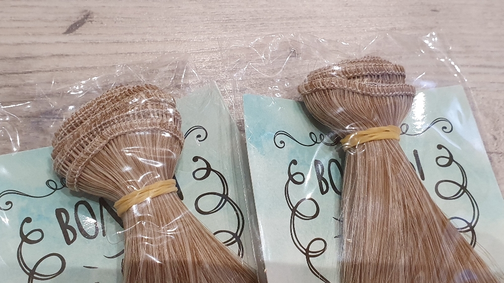 Фотография покупателя товара Волосы - тресс для кукол «Прямые» длина волос: 20 см, ширина: 100 см, №LSA051 - Фото 6
