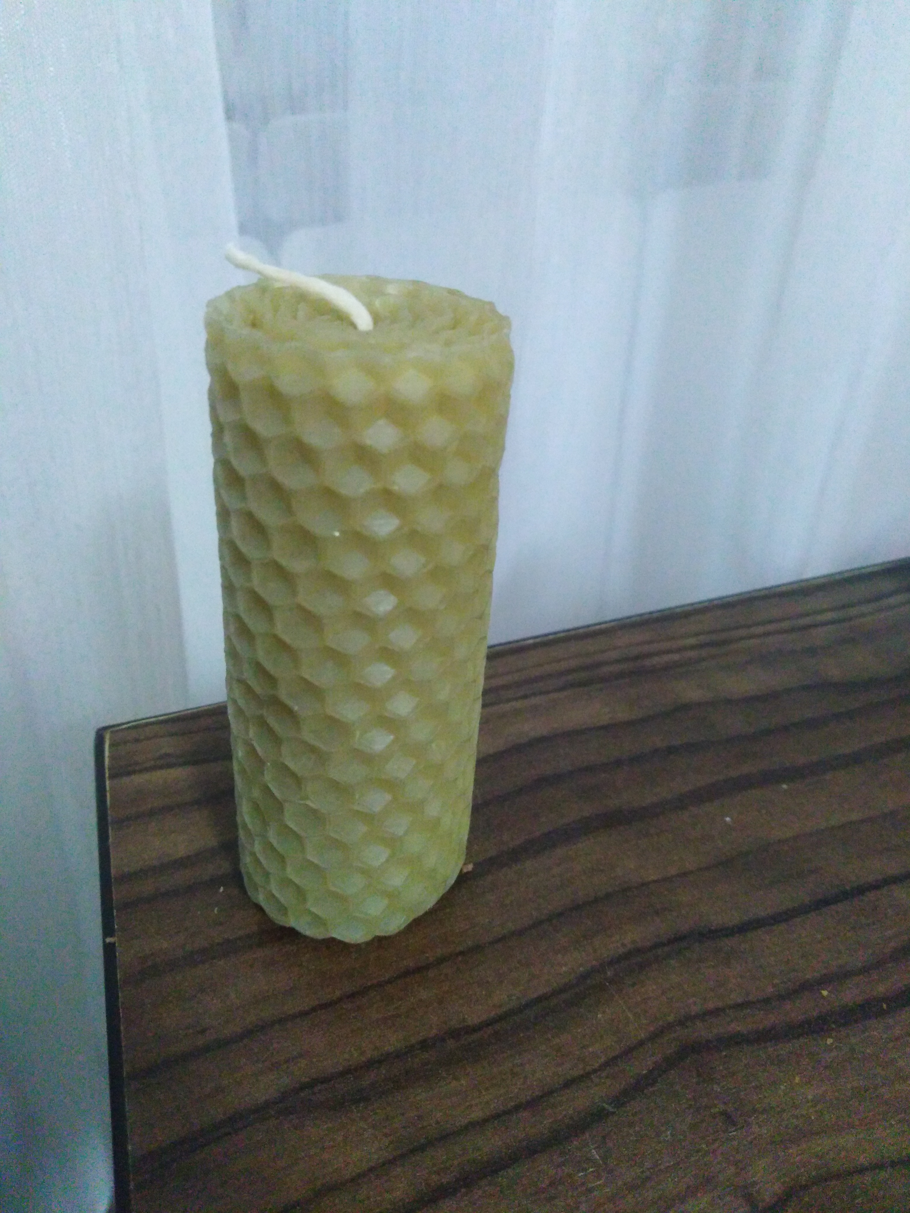 Фотография покупателя товара Набор свечей из вощины медовых с добавлением эфирного масла "Корица" 8 см, 2 шт
