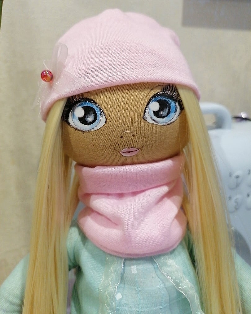 Фотография покупателя товара Набор для шитья. Интерьерная кукла «Клэр», 30 см - Фото 2