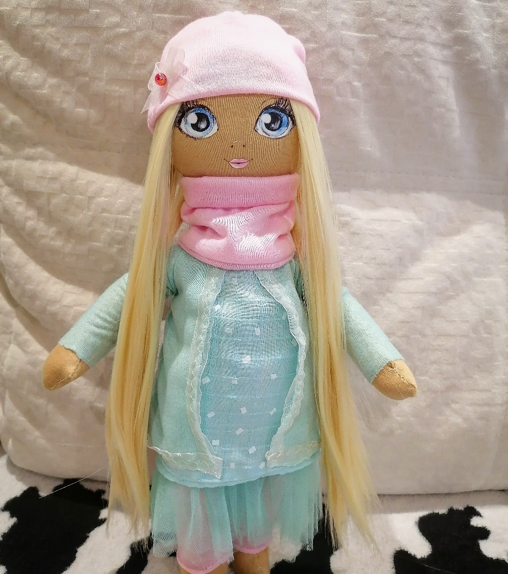 Фотография покупателя товара Набор для шитья. Интерьерная кукла «Клэр», 30 см - Фото 3
