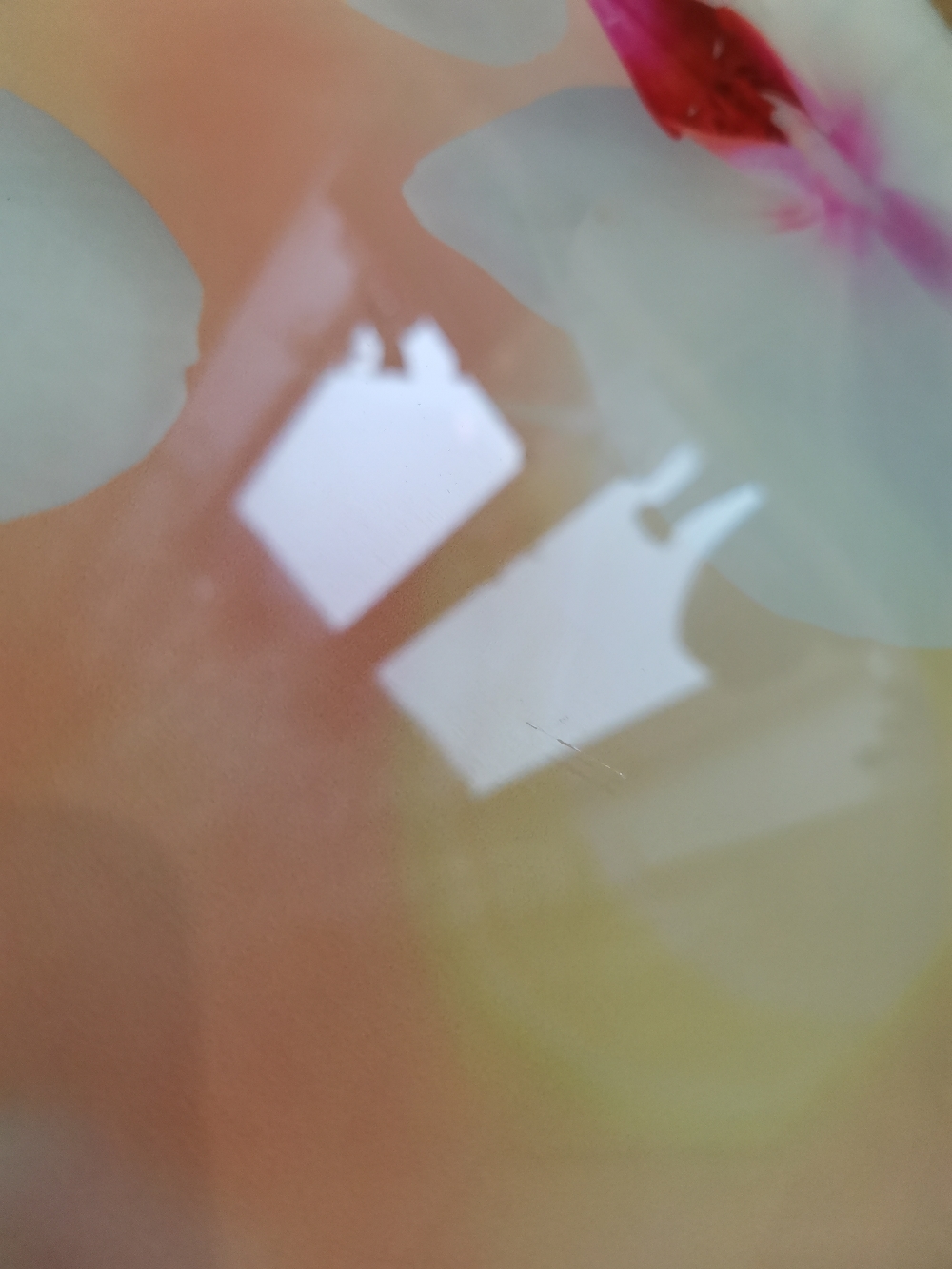 Фотография покупателя товара Стол раздвижной с фп Орхидея белая, 1100/1500х700х777, стекло/пояс венге/ноги хром прямые - Фото 53