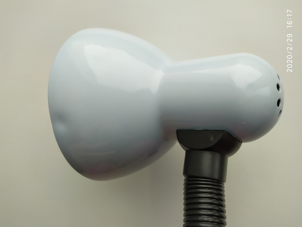 Фотография покупателя товара Лампа настольная Е27, с выкл. на зажиме (220В) белая 26х13х11 RISALUX - Фото 5