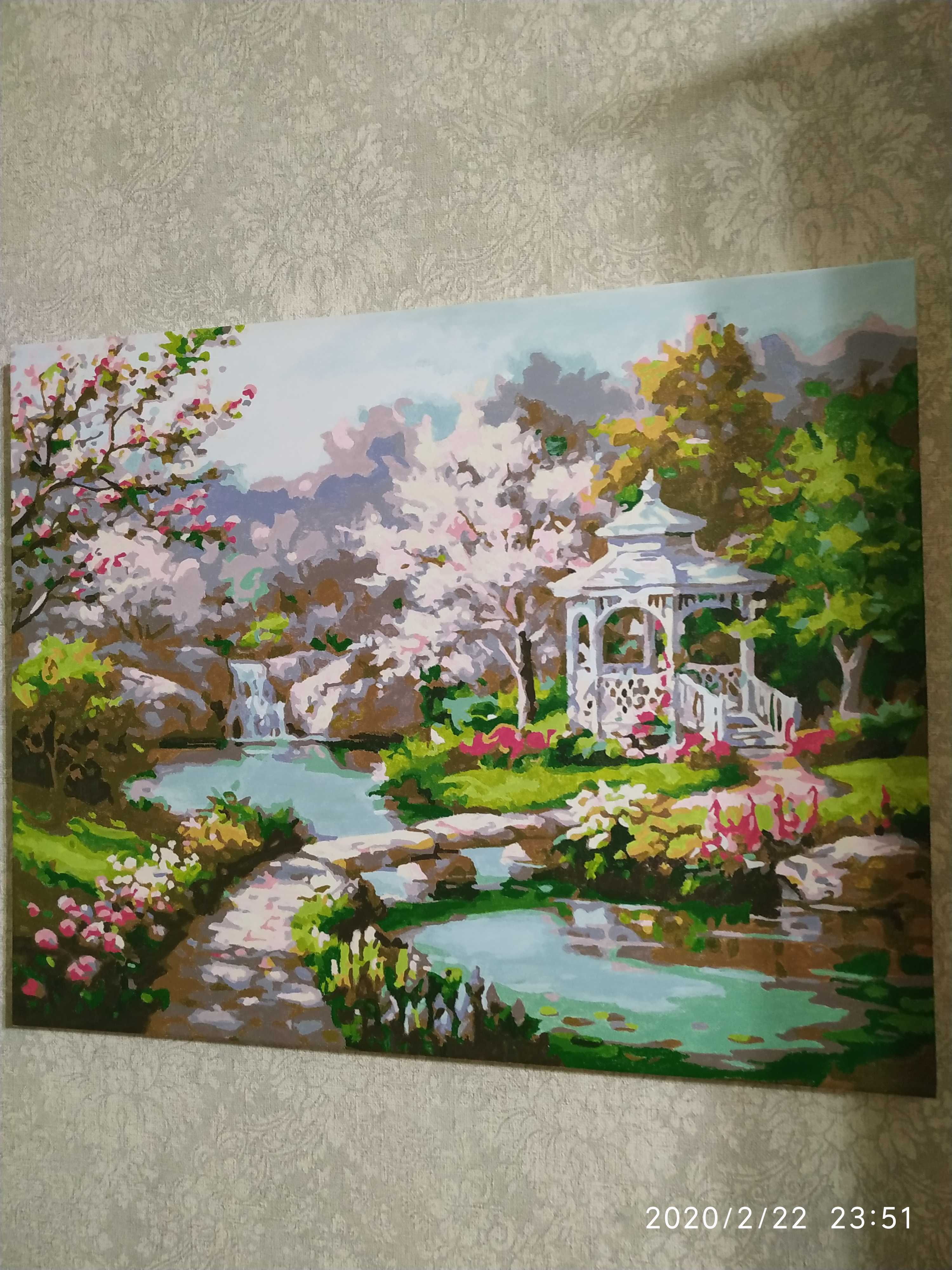 Фотография покупателя товара Картина по номерам «Весенний парк» - Фото 1