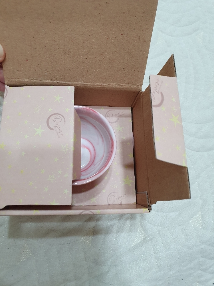 Фотография покупателя товара Подарочный набор керамический «Любимая мама»: кружка 120 мл, блюдце, цвет розовый
