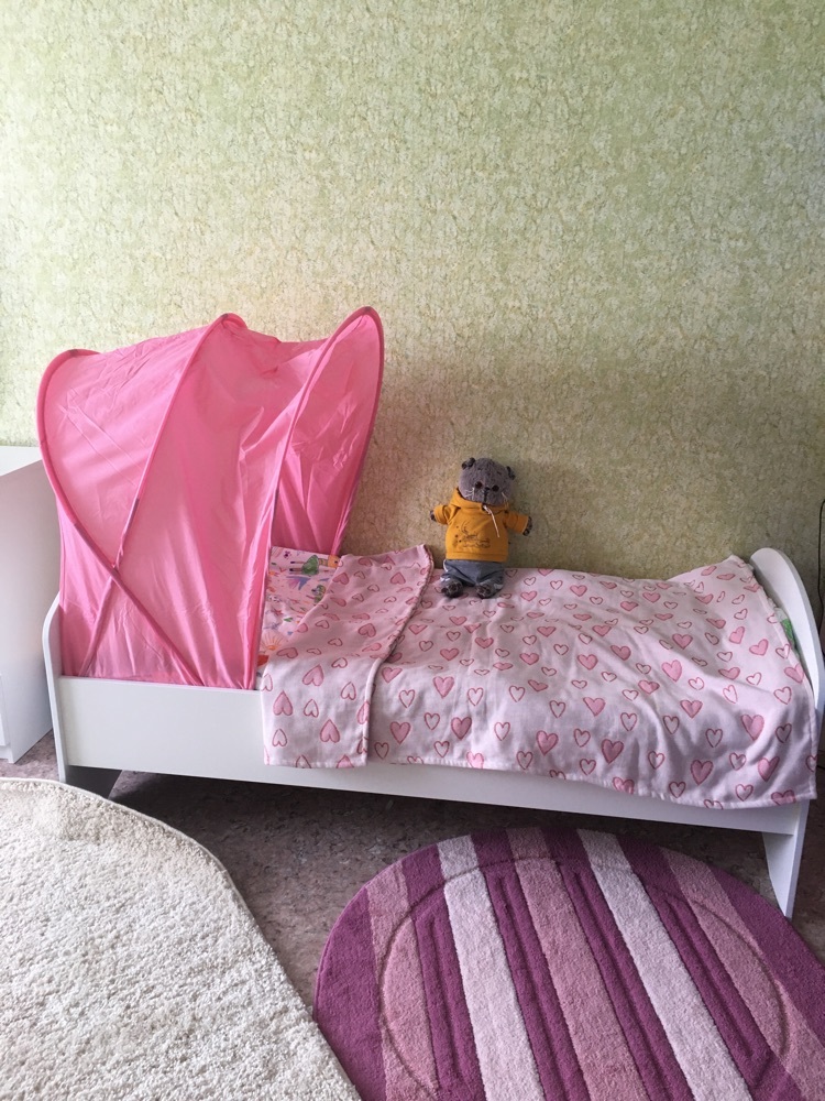 Фотография покупателя товара Кровать детская, спальное место 1600 × 700 мм, цвет белый