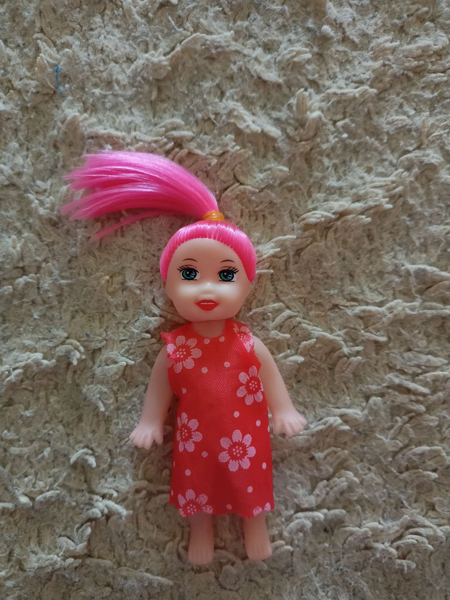 Фотография покупателя товара Кукла малышка «Таня» в платье, МИКС - Фото 3